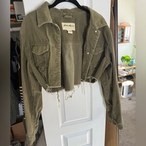 Eddie Bauer Corduroy Crop Jacket